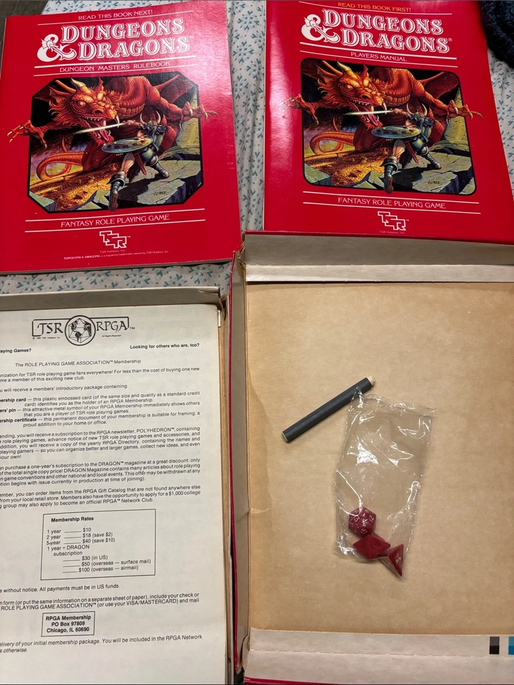 Dungeons & Dragons Basic Rules Set 1 - Red Box 1983